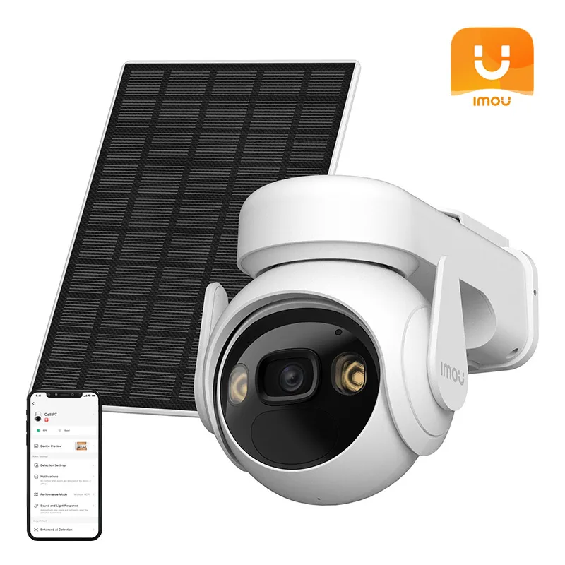 IMOU Cell PT Lite (C típus) – forgatható kültéri WiFi kamera napelemmel